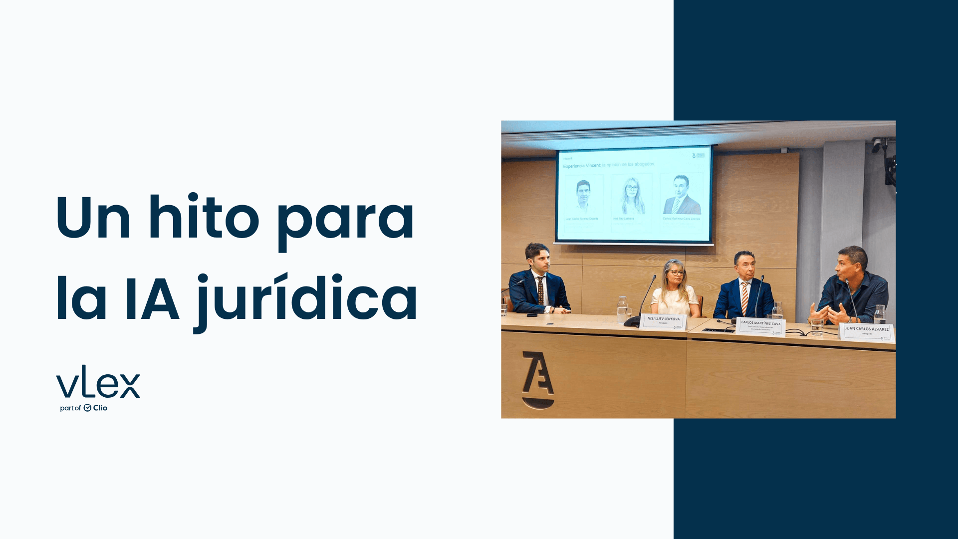 Un hito para la IA jurídica: 700 abogados en directo con Vincent en el CGAE