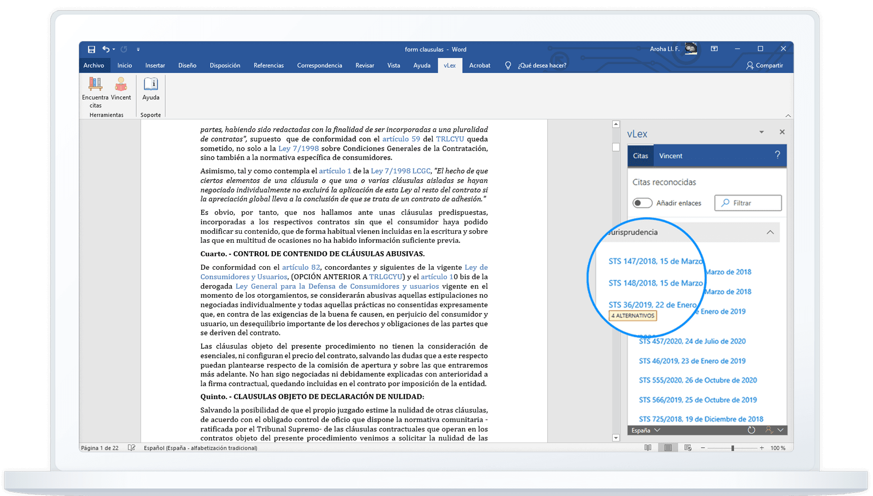 Complemento para Microsoft Word